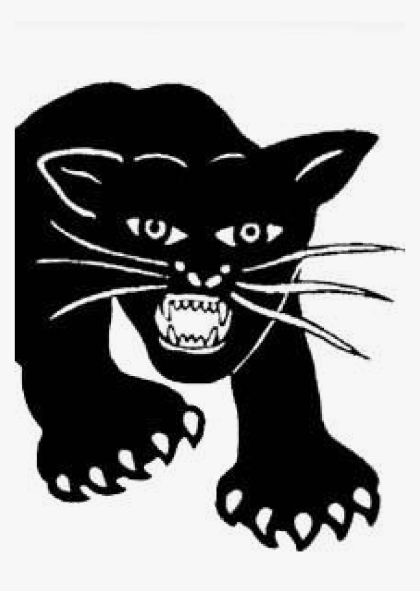 Cropped Black Panter Logo - Logo Black Panther Party, HD Png Download, Free Download