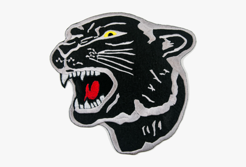 1364 Black Panther Patch 8" - Panther Head, HD Png Download, Free Download