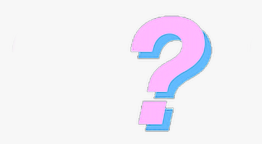 #pastel #pink #text #purple # #question #questionmark - Graphics, HD Png Download, Free Download