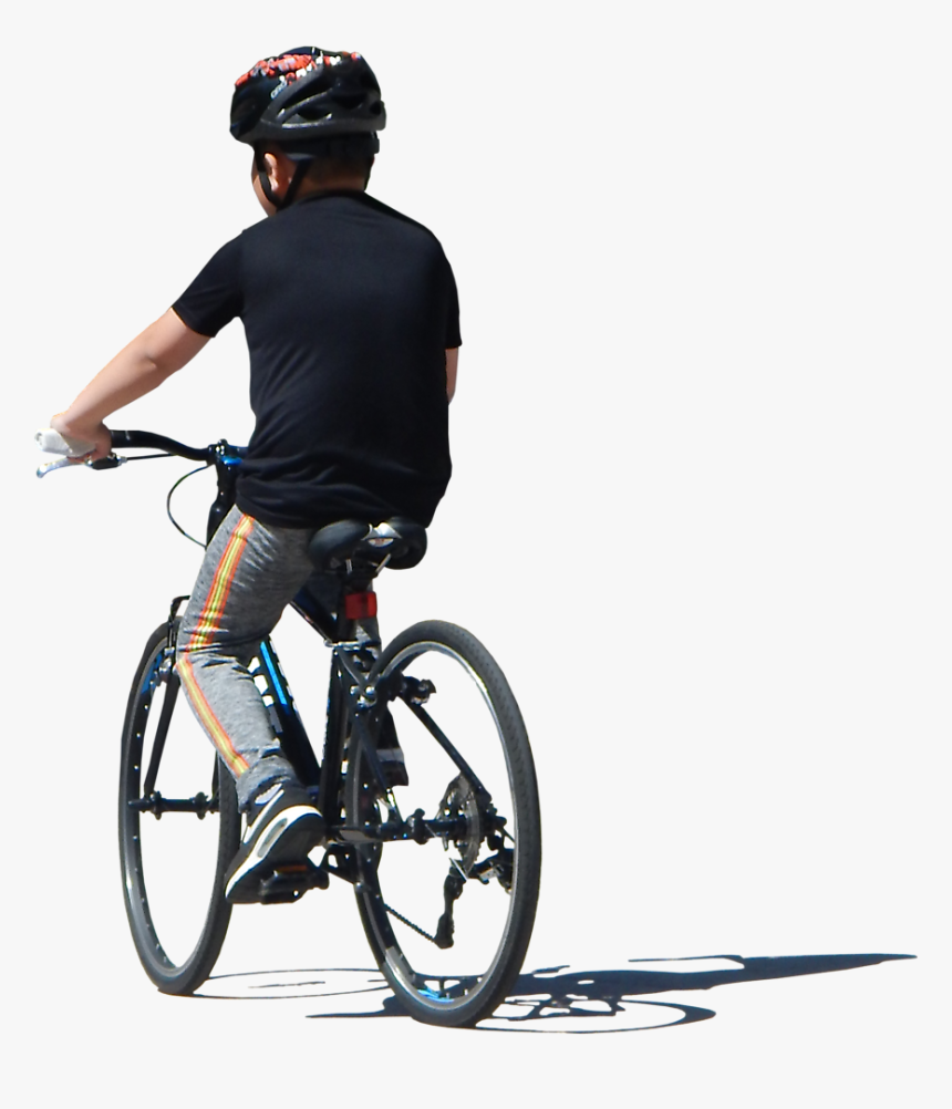 Urban People Kid On Bike - People With Bicycle Png, Transparent Png, Free Download