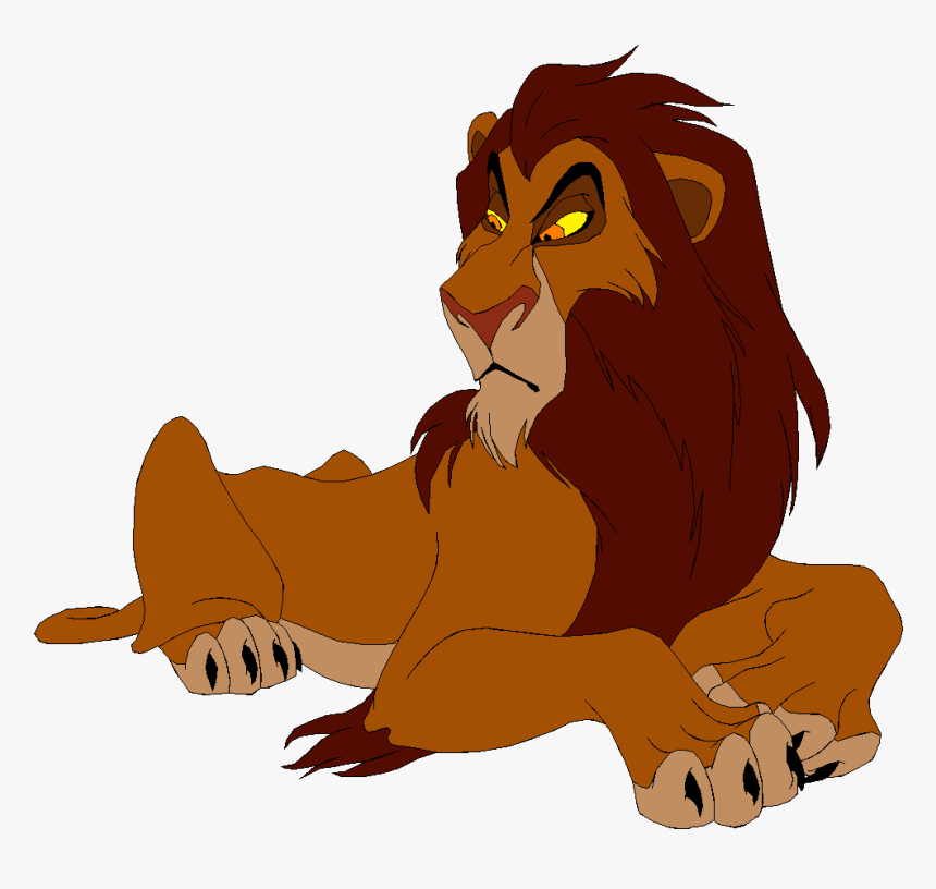 Mufasa Transparent Background Png Icon - Lion King Scar Red, Png Download, Free Download