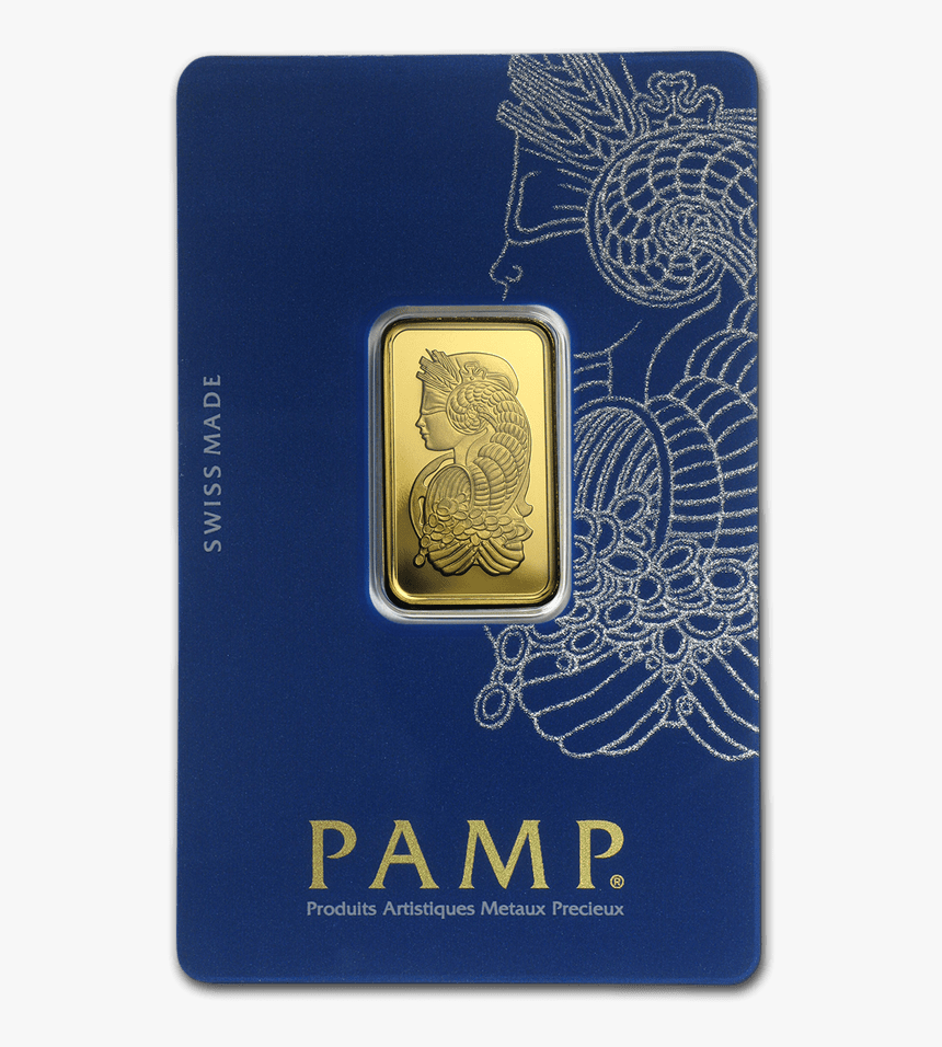 10g Pamp Suisse Fortuna Veriscan Minted Gold Bar Certicard - Gold Bar Pamp Suisse, HD Png Download, Free Download