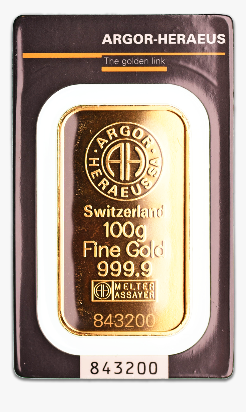 Golden Bar Png - Gold Bar 100g Swiss, Transparent Png, Free Download