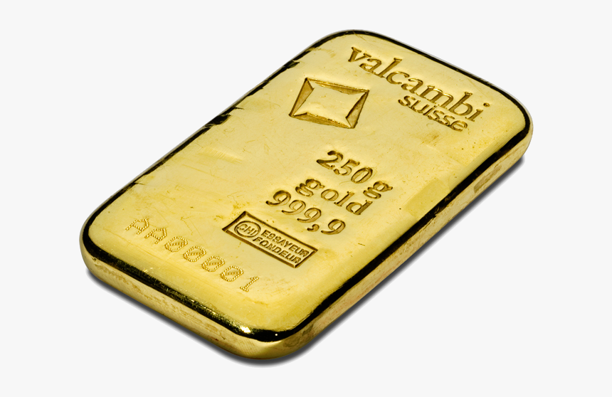 250g Gold Bar - Gold, HD Png Download, Free Download