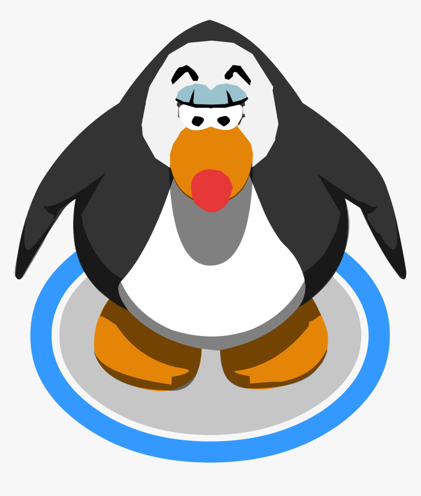 Clown Face Paint In-game - Club Penguin Penguin Model, HD Png Download, Free Download