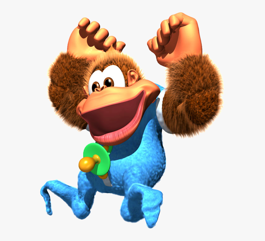 Image Kiddy Artwork Donkey - Donkey Kong Country 3 Kiddy Kong, HD Png Download, Free Download