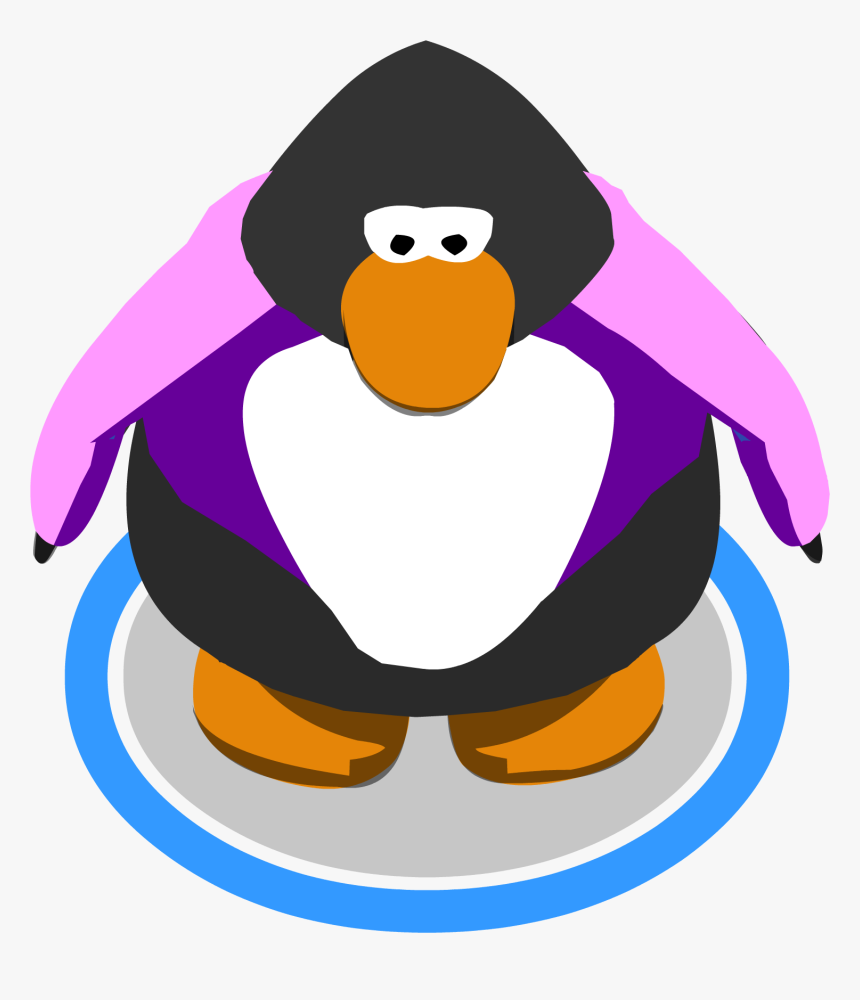 Purple Wetsuit Ig - Club Penguin Character In Game, HD Png Download, Free Download