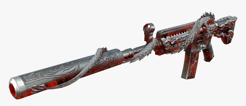 M4a1 Xs Rd6 Noblesilver Render - M4a1 Xs R D6 Noble Silver, HD Png Download, Free Download