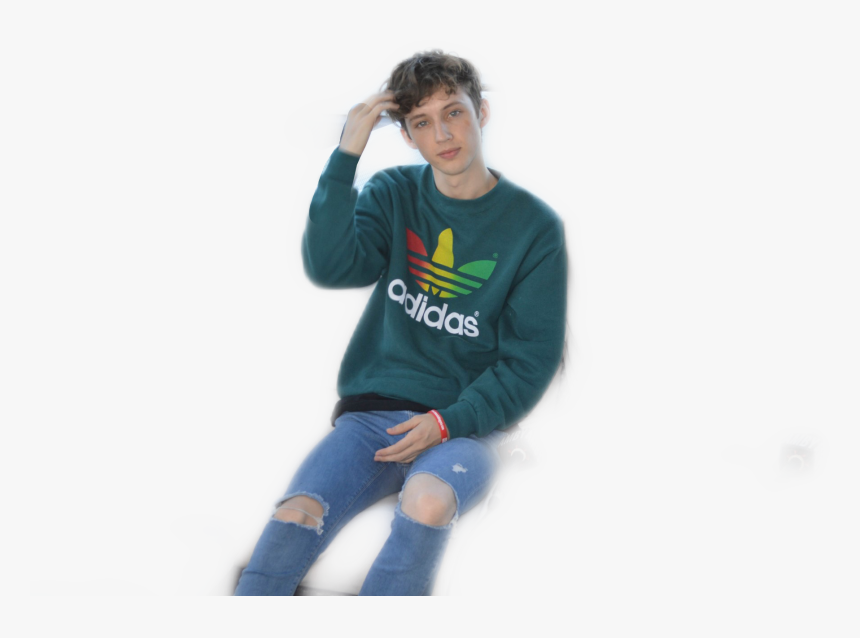 #troyesivan #trxye #blueneighbourhood #bloom #troye - Adidas, HD Png Download, Free Download