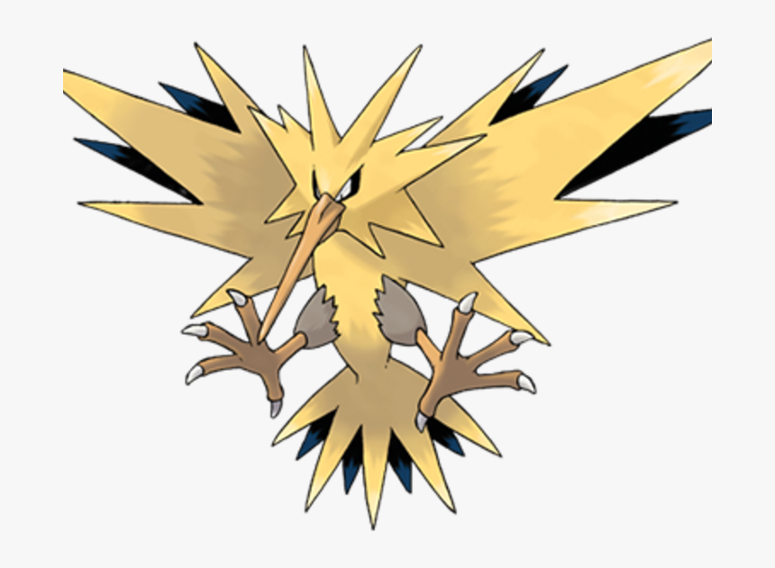 Flying - Pokemon Zapdos Cute, HD Png Download, Free Download