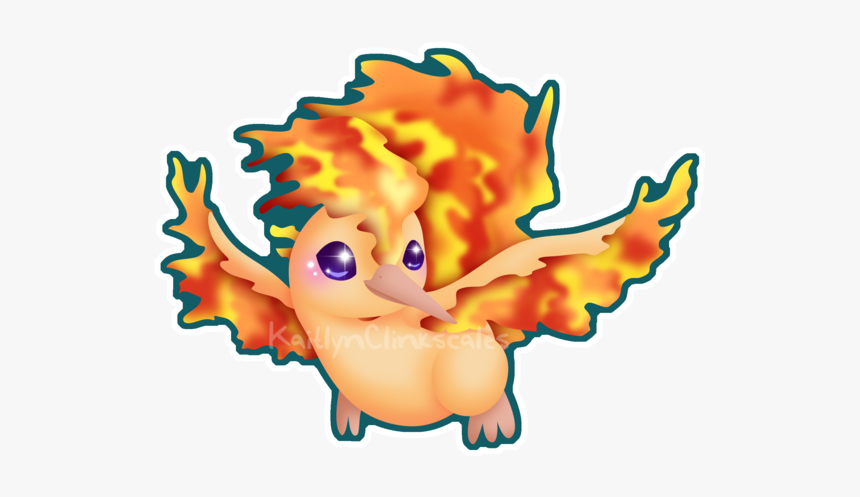 Chibi Moltres Cute Moltres Pokemon, HD Png Download, Free Download