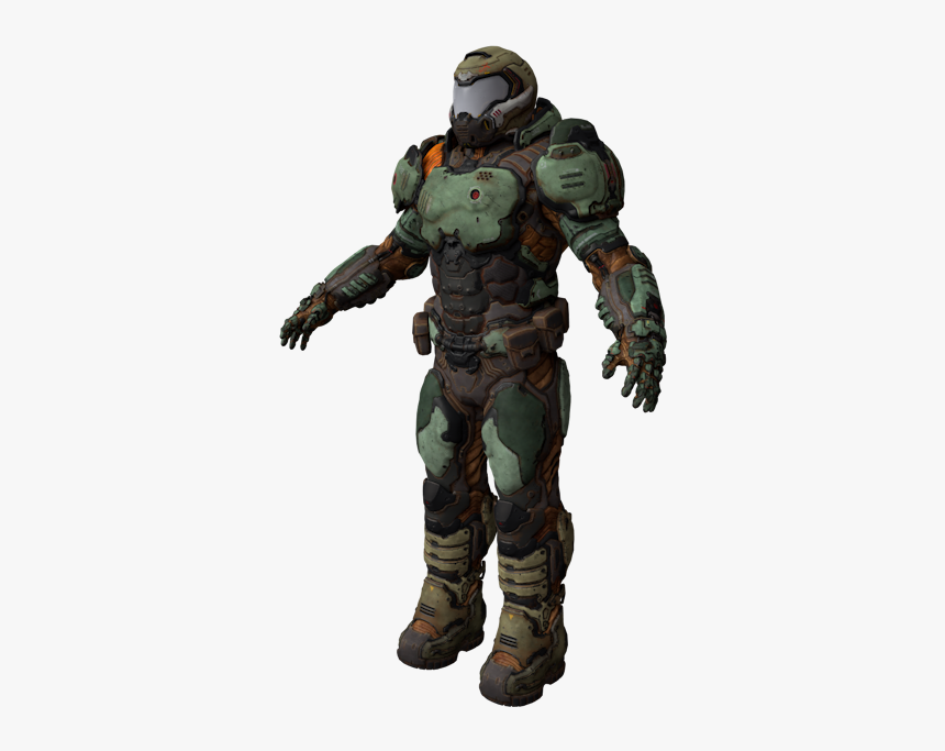 Download Zip Archive - Doomguy 3d Model, HD Png Download, Free Download