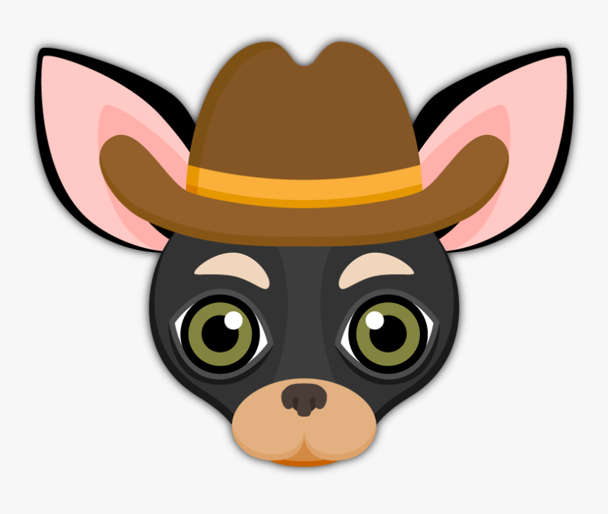 Black Chihuahua Emoji, HD Png Download, Free Download