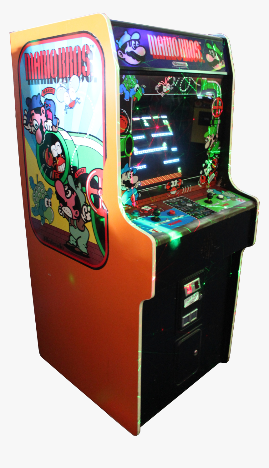 Cabinet At Pax East 2014 - Mario Bros Arcade Machine, HD Png Download, Free Download