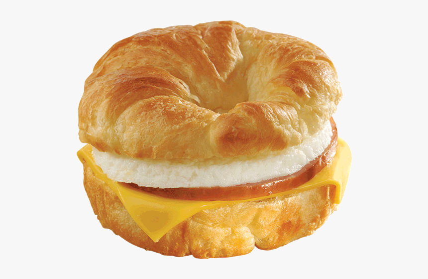 Croissant Sandwich Png - Ham Cheese And Egg Croissant, Transparent Png, Free Download