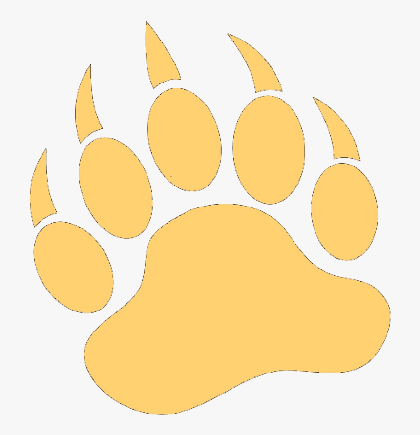 Tvhs Golden Bears Logo , Png Download - Bear Paw Black Background, Transparent Png, Free Download