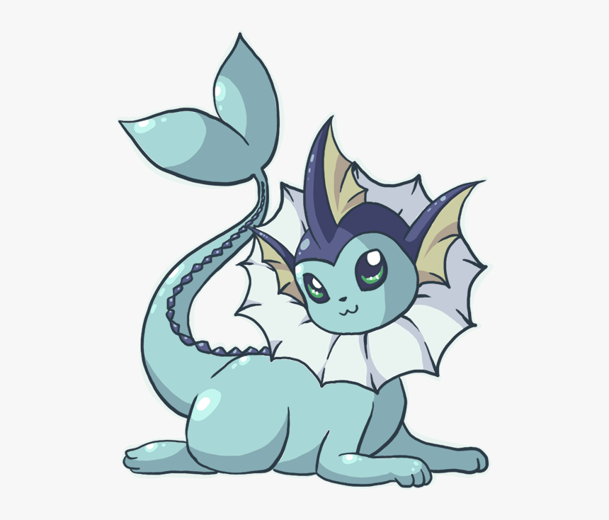 28 Collection Of Cute Vaporeon Drawing - Cute Drawings Of Vaporeon, HD Png Download, Free Download