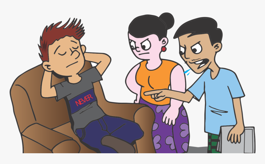 Cropped Lazy - Angry Parents Png, Transparent Png, Free Download