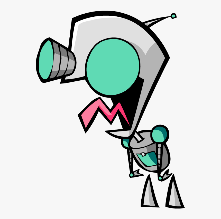 Gir Open Mouth-plu232 - Invader Zim Gir Robot, HD Png Download, Free Download