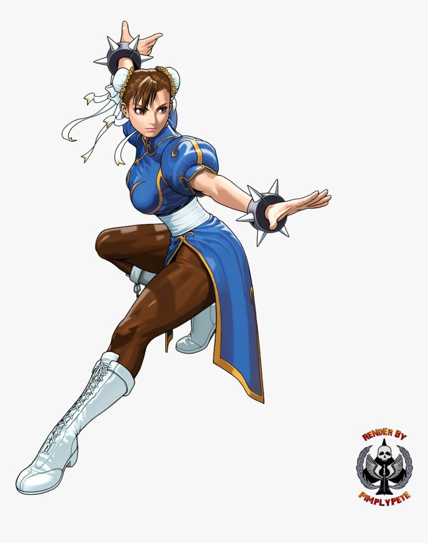 Captain America Vs Chun Li , Png Download - Street Fighter Chun Li, Transparent Png, Free Download