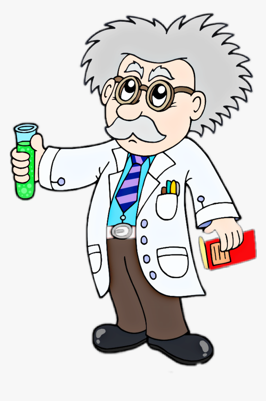 Cartoon Scientist Clipart - Scientist Clipart Png, Transparent Png, Free Download