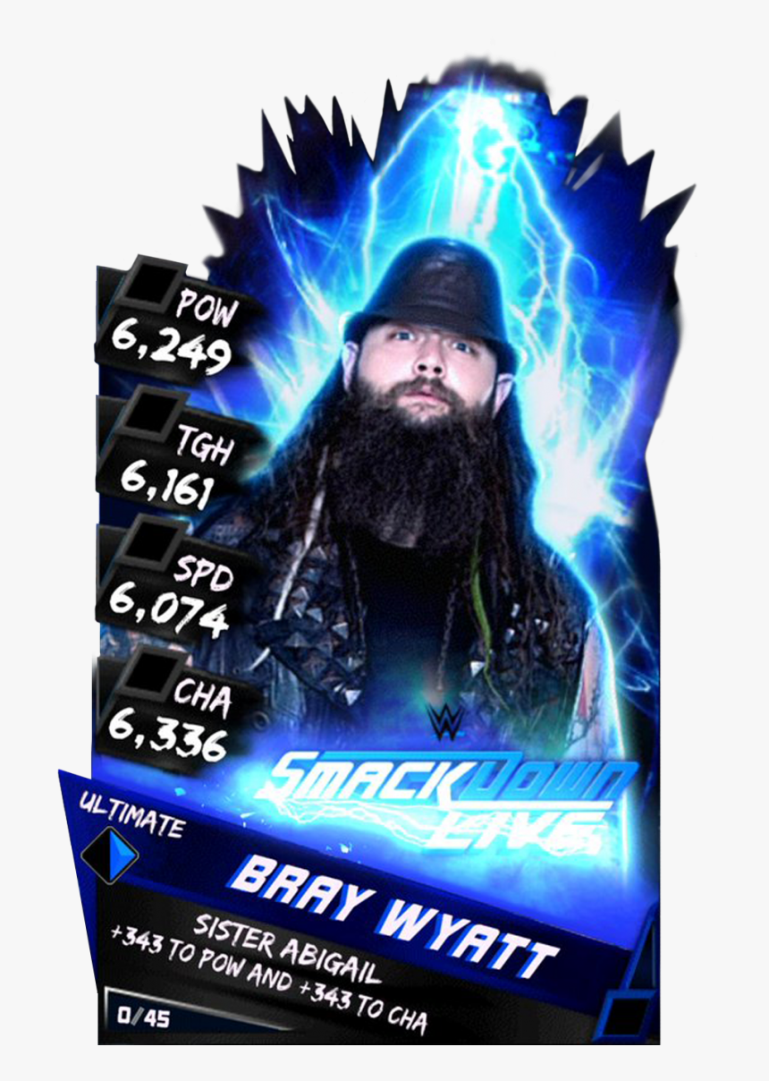 Supercard Braywyatt R10 Summerslam Supercard Braywyatt - Wwe Supercard Elite Cards, HD Png Download, Free Download