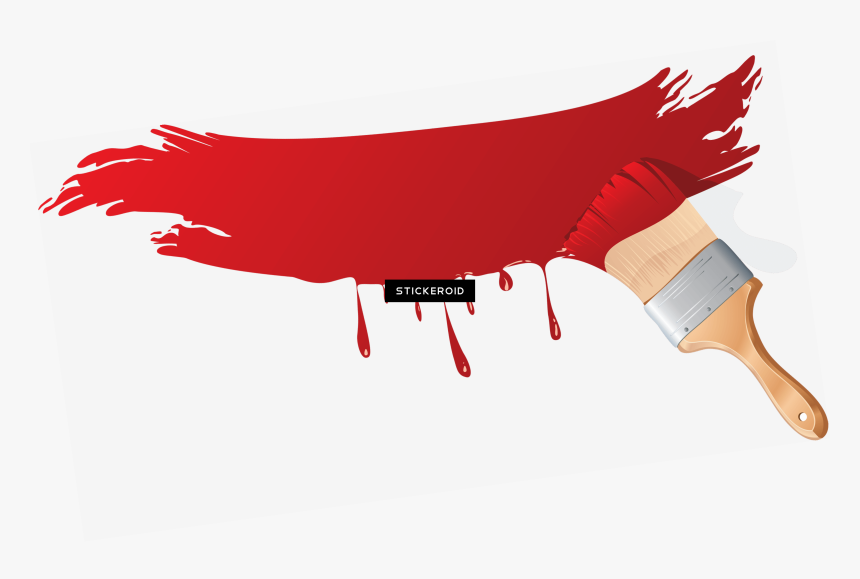 Red Paint Brush Clipart , Png Download - Day Of Caring 2013, Transparent Png, Free Download