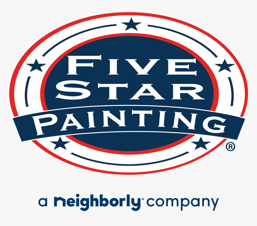 Five Star Painting Of Loudoun	 Logo - Five Star Painting Logo, HD Png Download, Free Download