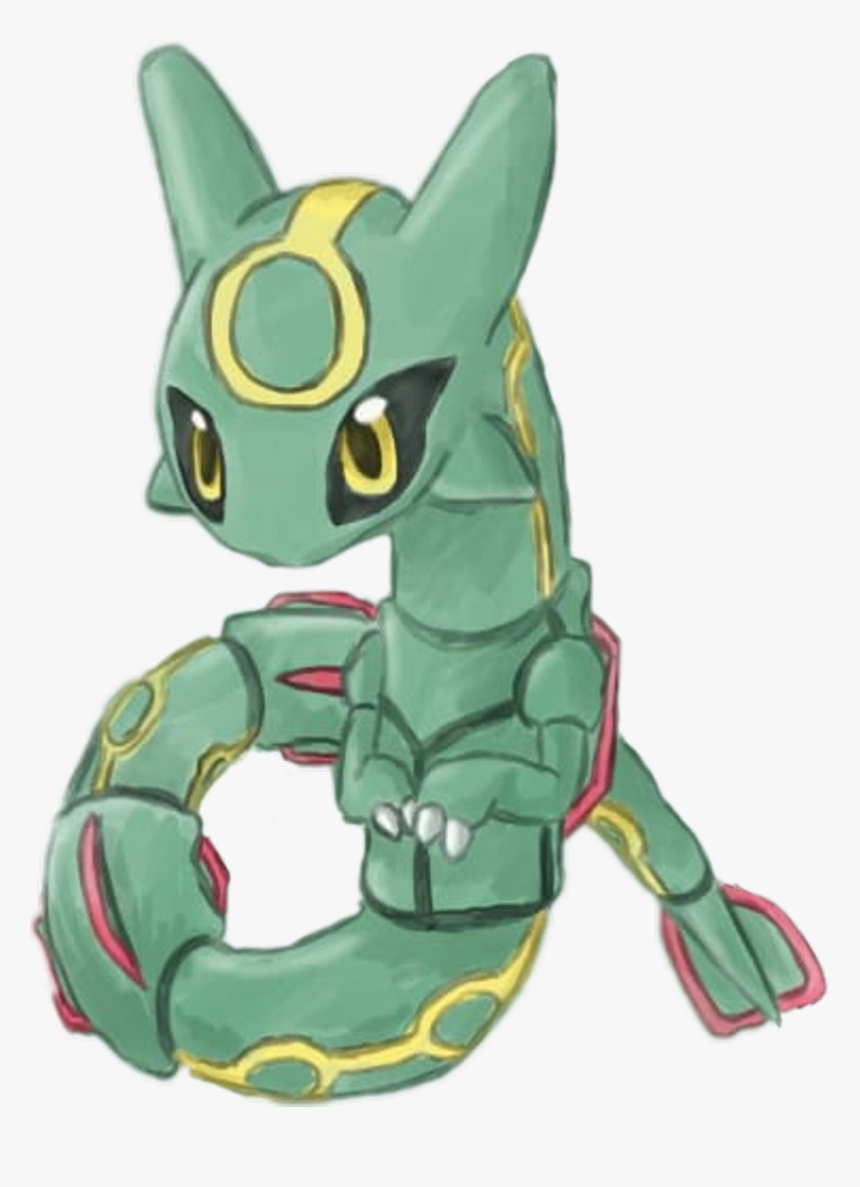 Baby Rayquaza , Png Download - Dibujos De Pokemon Rayquaza, Transparent Png, Free Download