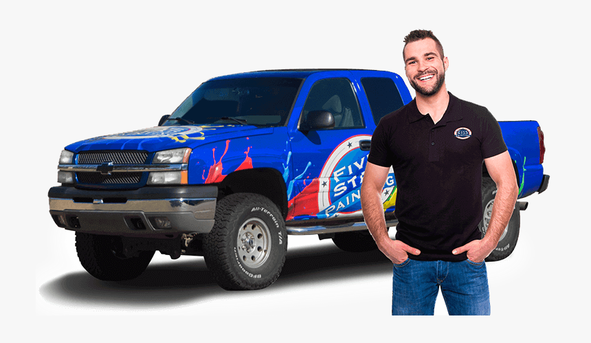 Five Star Painting Truck And Owner - Five Star Painting Owner, HD Png Download, Free Download
