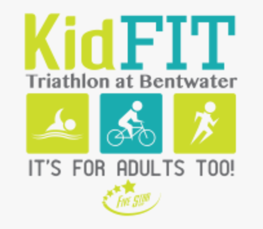 Five Star Kidfit Triathlon & Adults Too At Bentwater - Cycling, HD Png Download, Free Download