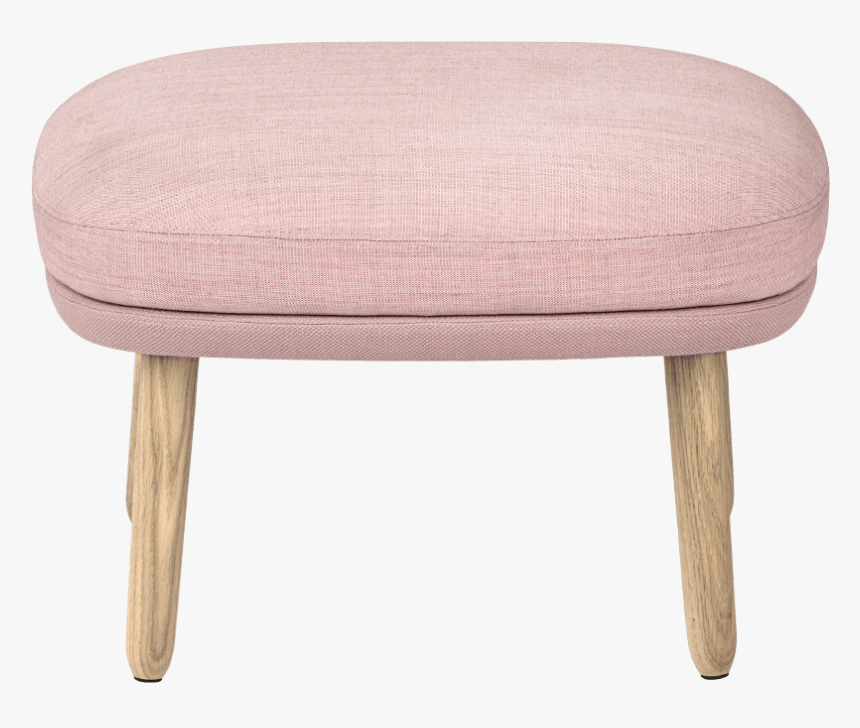 Ro Footstool Designers Selections Pale Pink Wooden - Fritz Hansen Ro Footstool, HD Png Download, Free Download