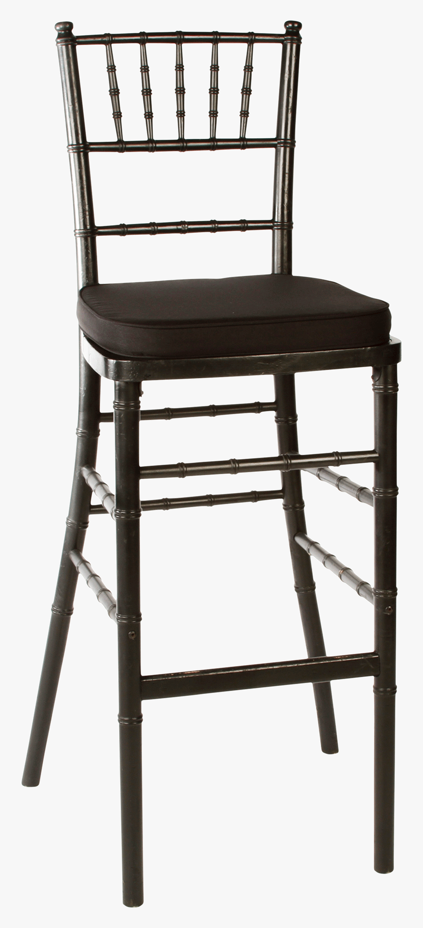 Transparent Stool Png - Black Chiavari Bar Stools, Png Download, Free Download