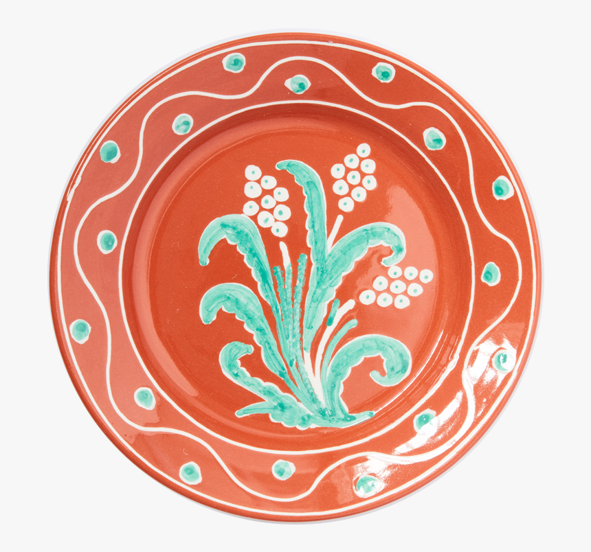 Green And White Harvest Dinner Plate , Png Download - Circle, Transparent Png, Free Download