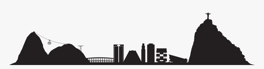 Here You Go, Rio De Janeiro Skyline - Rio De Janeiro Skyline Silhouette, HD Png Download, Free Download