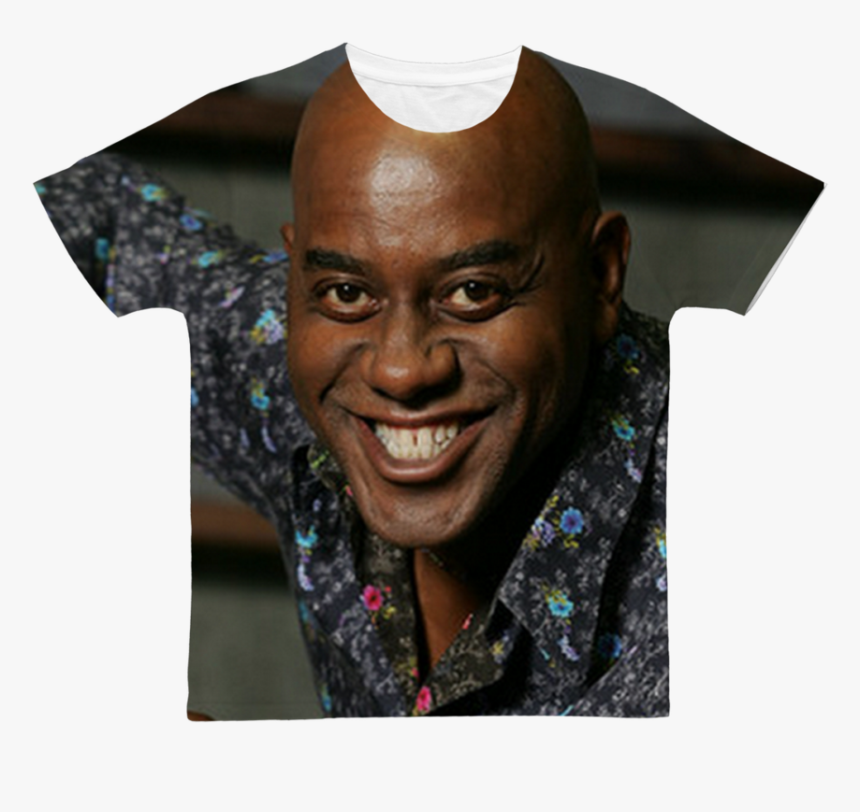 Ainsley Harriott ﻿classic Sublimation Adult T-shirt - Creepy Black Man Smiling, HD Png Download, Free Download
