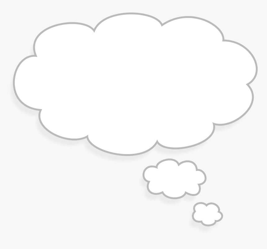 Thought Bubble Black Background, HD Png Download, Free Download