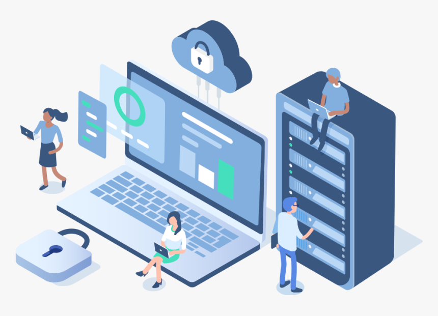 Server Illustration - Web Hosting Royalty Free, HD Png Download, Free Download