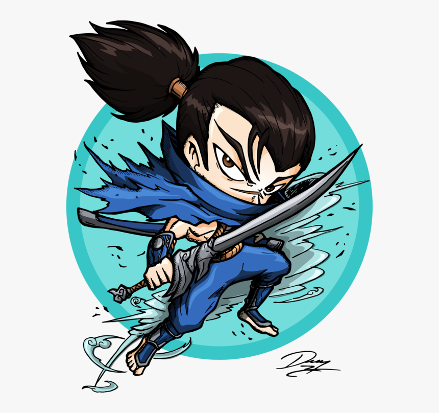 Yasuo By Kraus-illustration - Yasuo League Of Legends Vector, HD Png Download, Free Download