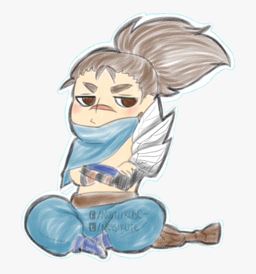 This Yasuo Was A Gift From A Friend - Yasuo Chibi, HD Png Download ...