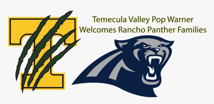 Tvpw Welcomes Rancho Panther Players And Families Temecula - Carolina Panthers Head Outline, HD Png Download, Free Download