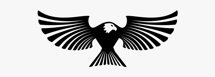 Eagle Wings Silhouette - Aigle Logo De Face, HD Png Download, Free Download