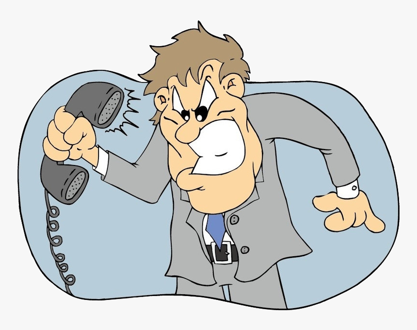 Anger Service Information - Angry Phone, HD Png Download, Free Download