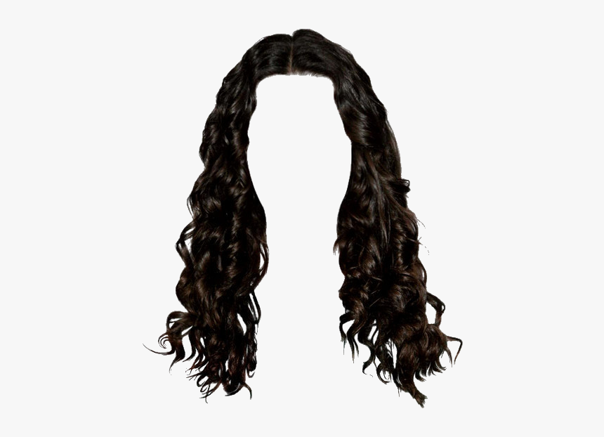 #niche #png #pngfiller #pngclothes #doll #dollparts - Black Curly Hair Png, Transparent Png, Free Download