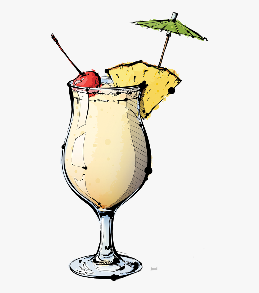 The Ultimate Guide To - Pina Colada Cocktail Clipart, HD Png Download, Free Download