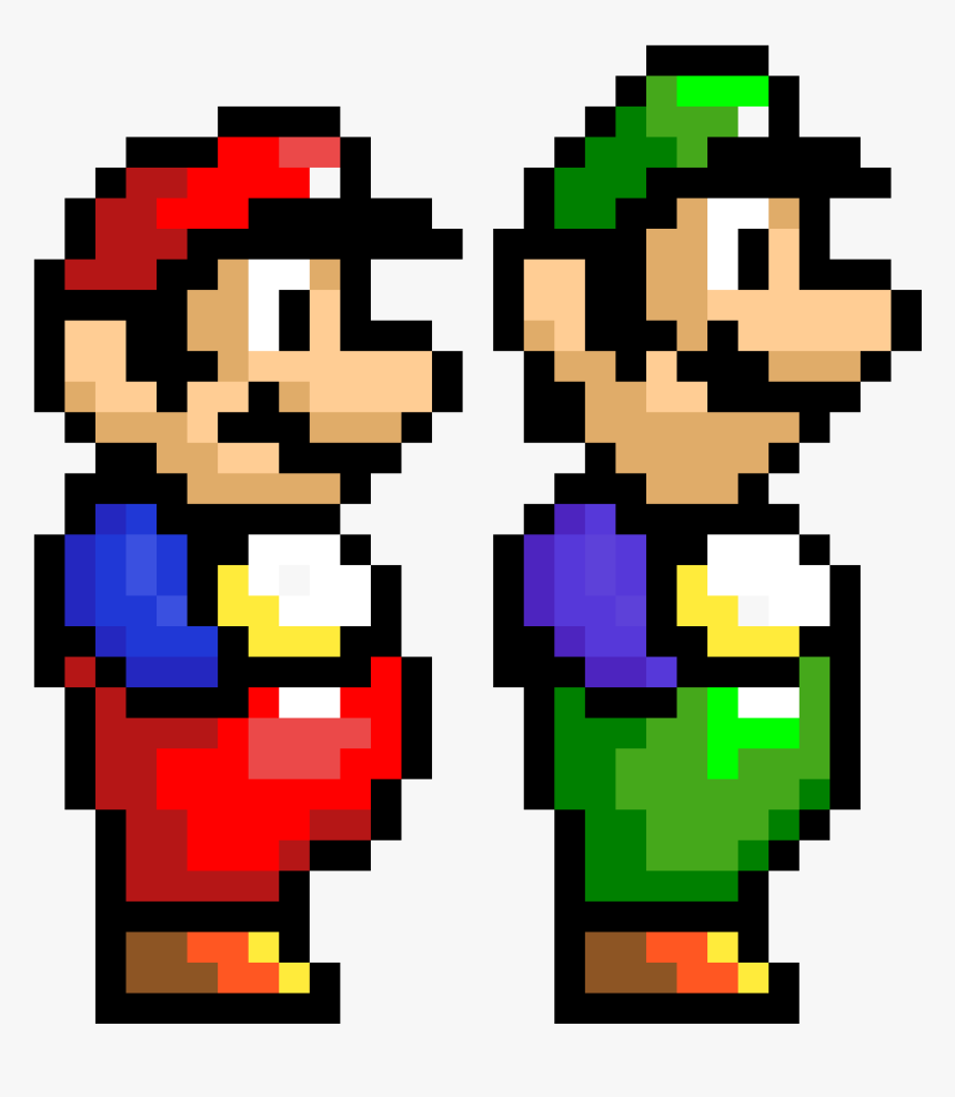 Smb1 Mario And Luigi - Super Mario Bros 3 Mario Pixel, HD Png Download, Free Download