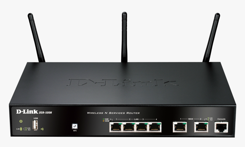 Dsr 500n Front - Router Dual Wan Wifi, HD Png Download, Free Download