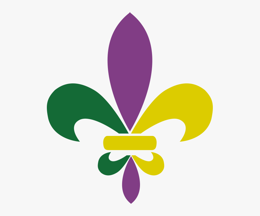 Transparent Mardi Gras Png - Fleur De Lis Mardi Gras Clipart, Png Download, Free Download