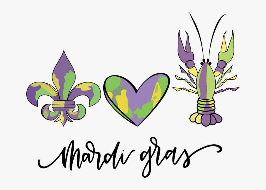 Watercolor Mardi Gras Clipart, HD Png Download, Free Download