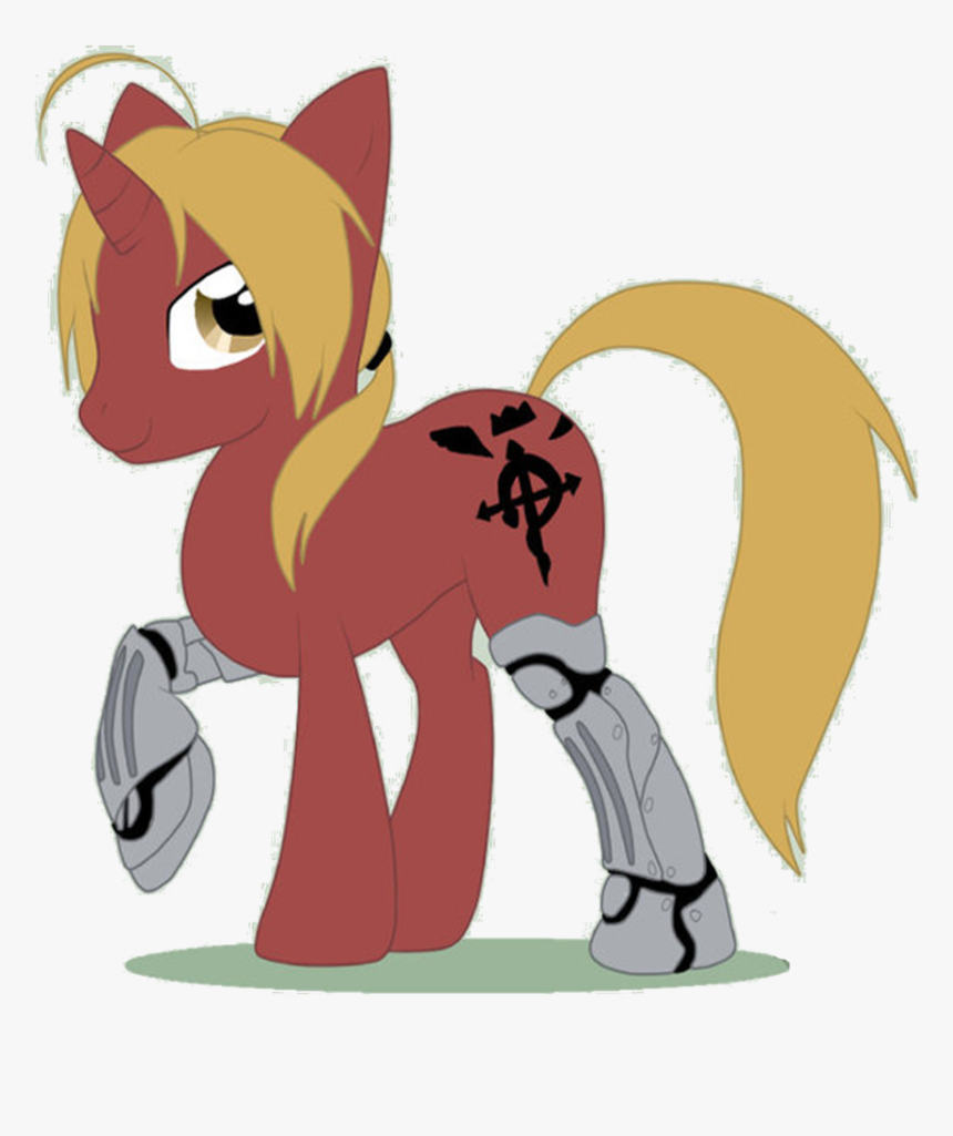 Turrkoise, Edward Elric, Fullmetal Alchemist, Ponified, - Fullmetal Alchemist My Little Pony, HD Png Download, Free Download